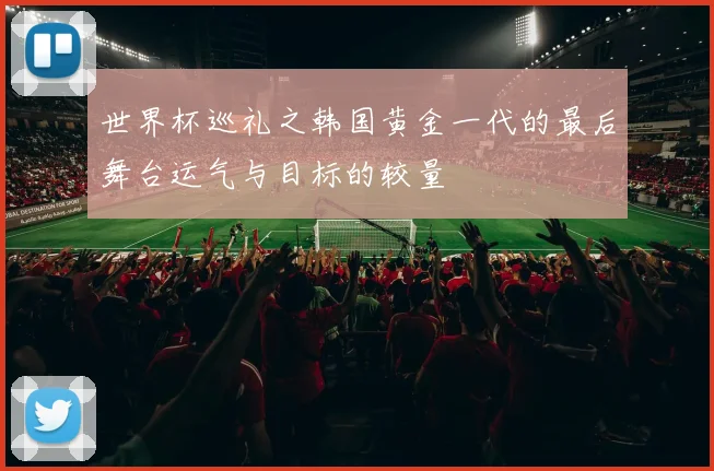 世界杯巡礼之韩国黄金一代的最后舞台运气与目标的较量